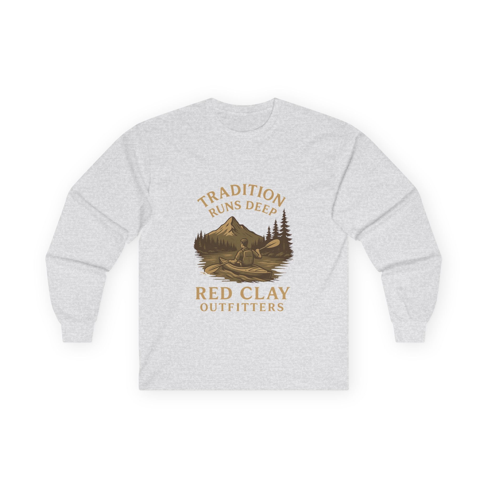 Outdoor Adventure Long Sleeve Tee - Perfect for Camping, Hiking, Nature Lovers, Gifts for Him/Her, Traditional Outfitters Style