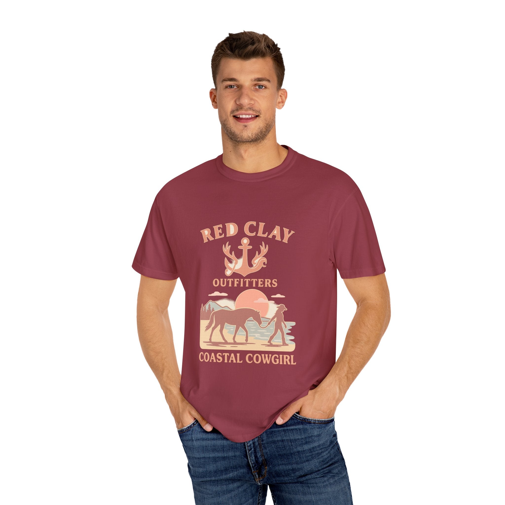 Coastal Cowgirl T-Shirt, Unisex Tee, Beach Vibes, Outdoor Adventure, Great Gift for Cowgirls, Casual Wear