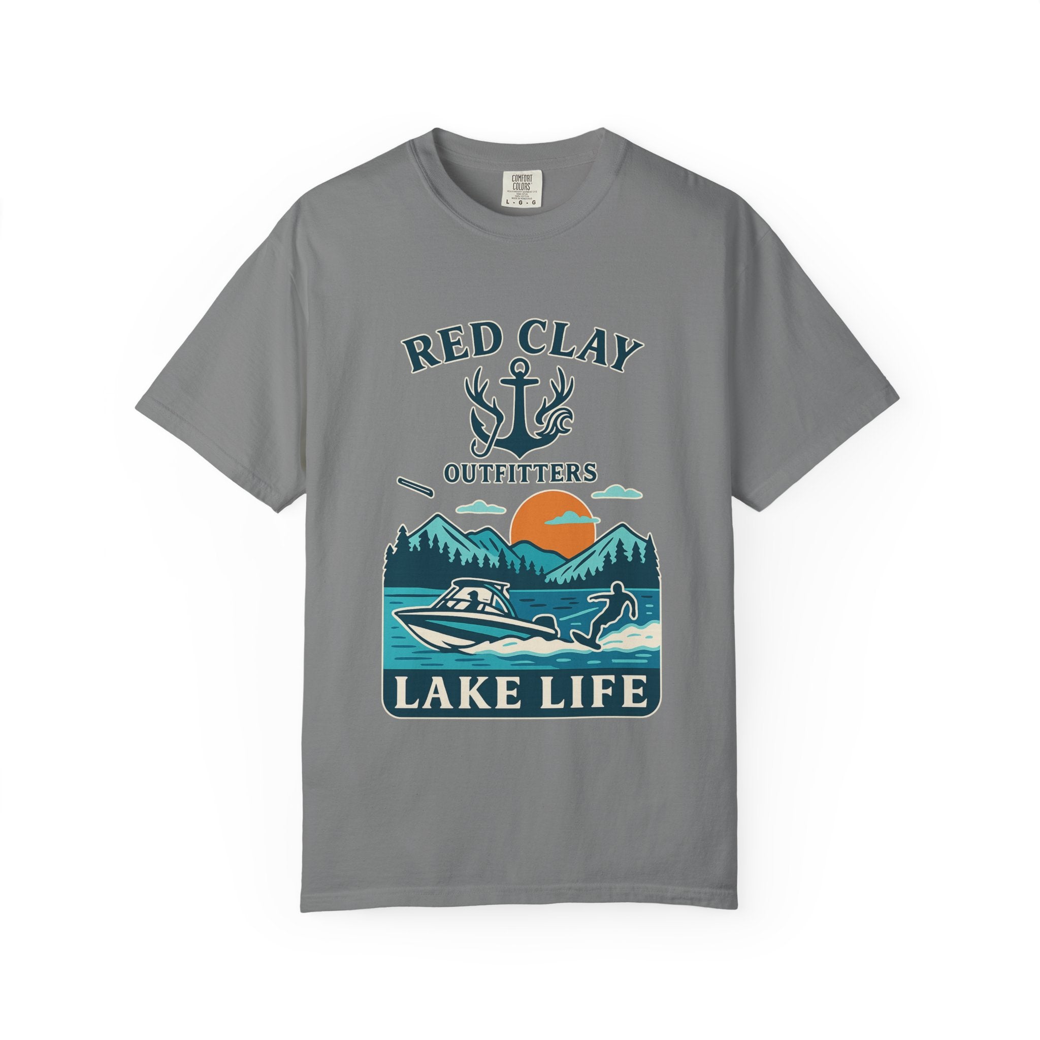 Adventure Awaits Lake Life T-Shirt, Outdoor Enthusiast Gift, Summer Vibes Tee, Boating Apparel, Nature Lover Shirt