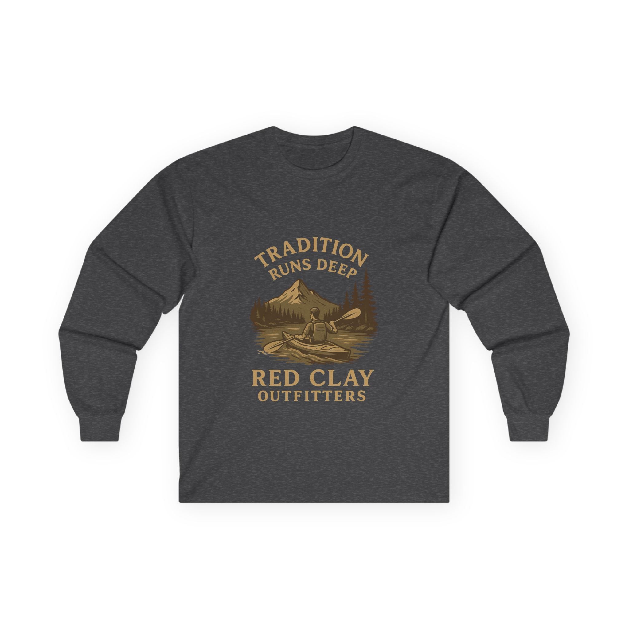 Outdoor Adventure Long Sleeve Tee - Perfect for Camping, Hiking, Nature Lovers, Gifts for Him/Her, Traditional Outfitters Style