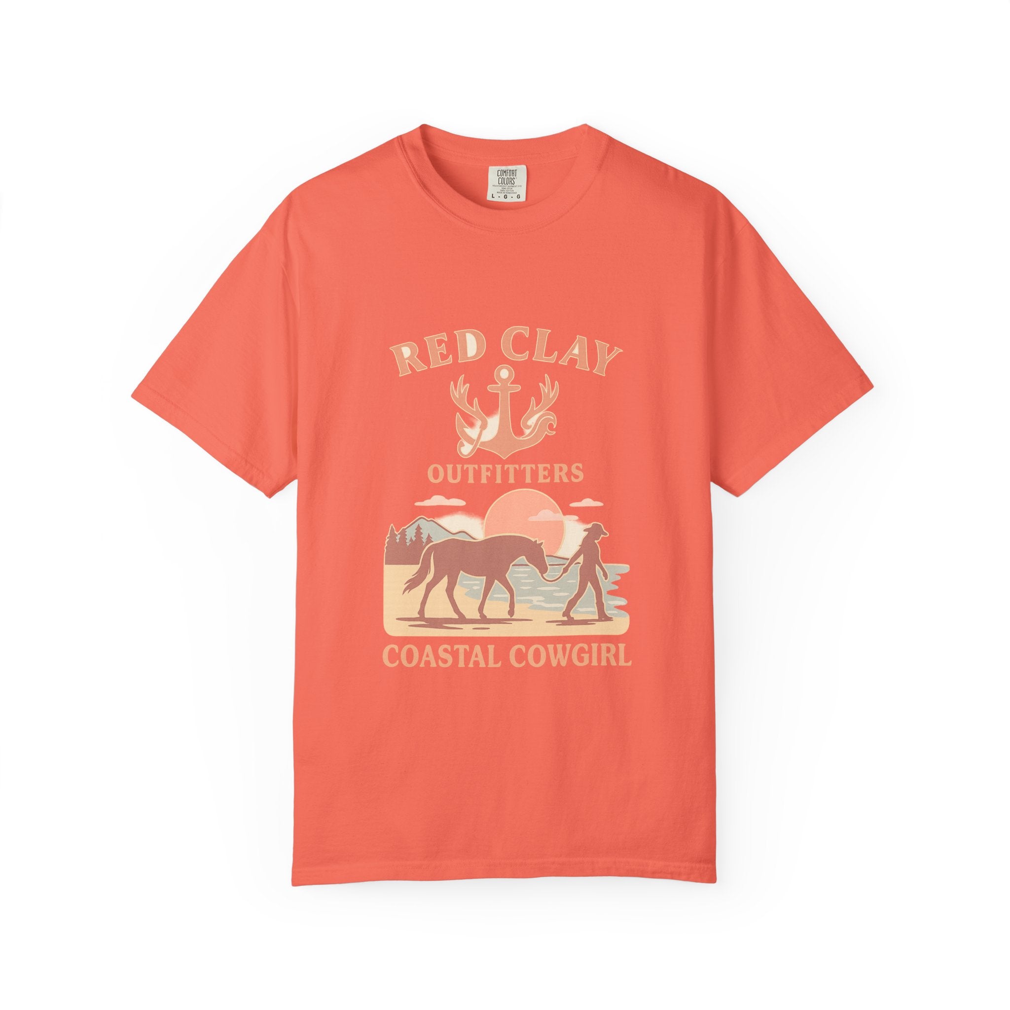 Coastal Cowgirl T-Shirt, Unisex Tee, Beach Vibes, Outdoor Adventure, Great Gift for Cowgirls, Casual Wear