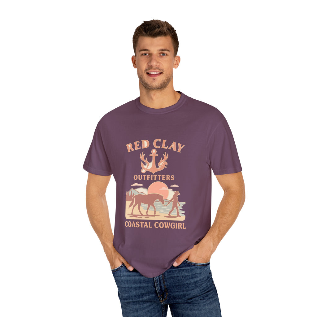 Coastal Cowgirl T-Shirt, Unisex Tee, Beach Vibes, Outdoor Adventure, Great Gift for Cowgirls, Casual Wear
