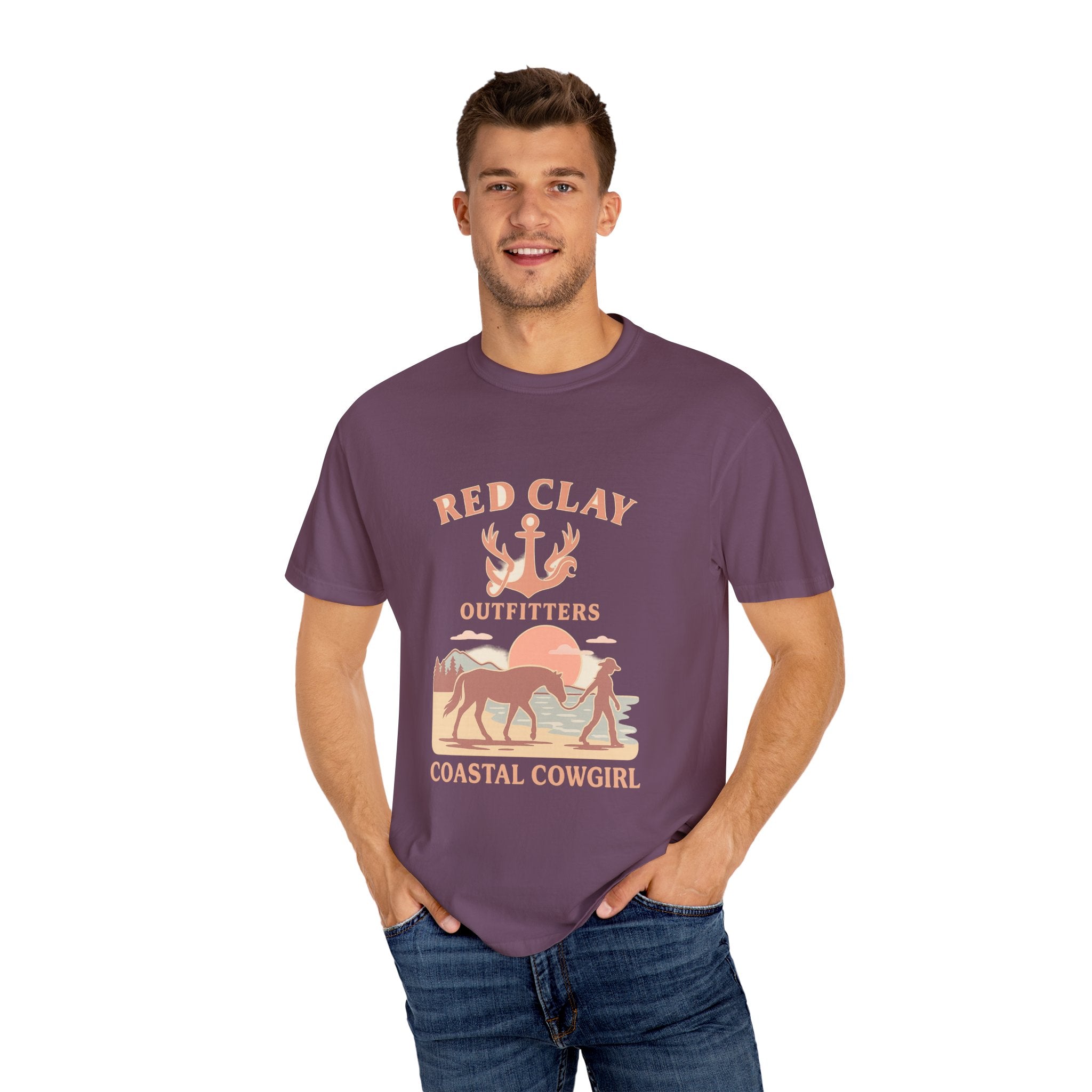Coastal Cowgirl T-Shirt, Unisex Tee, Beach Vibes, Outdoor Adventure, Great Gift for Cowgirls, Casual Wear