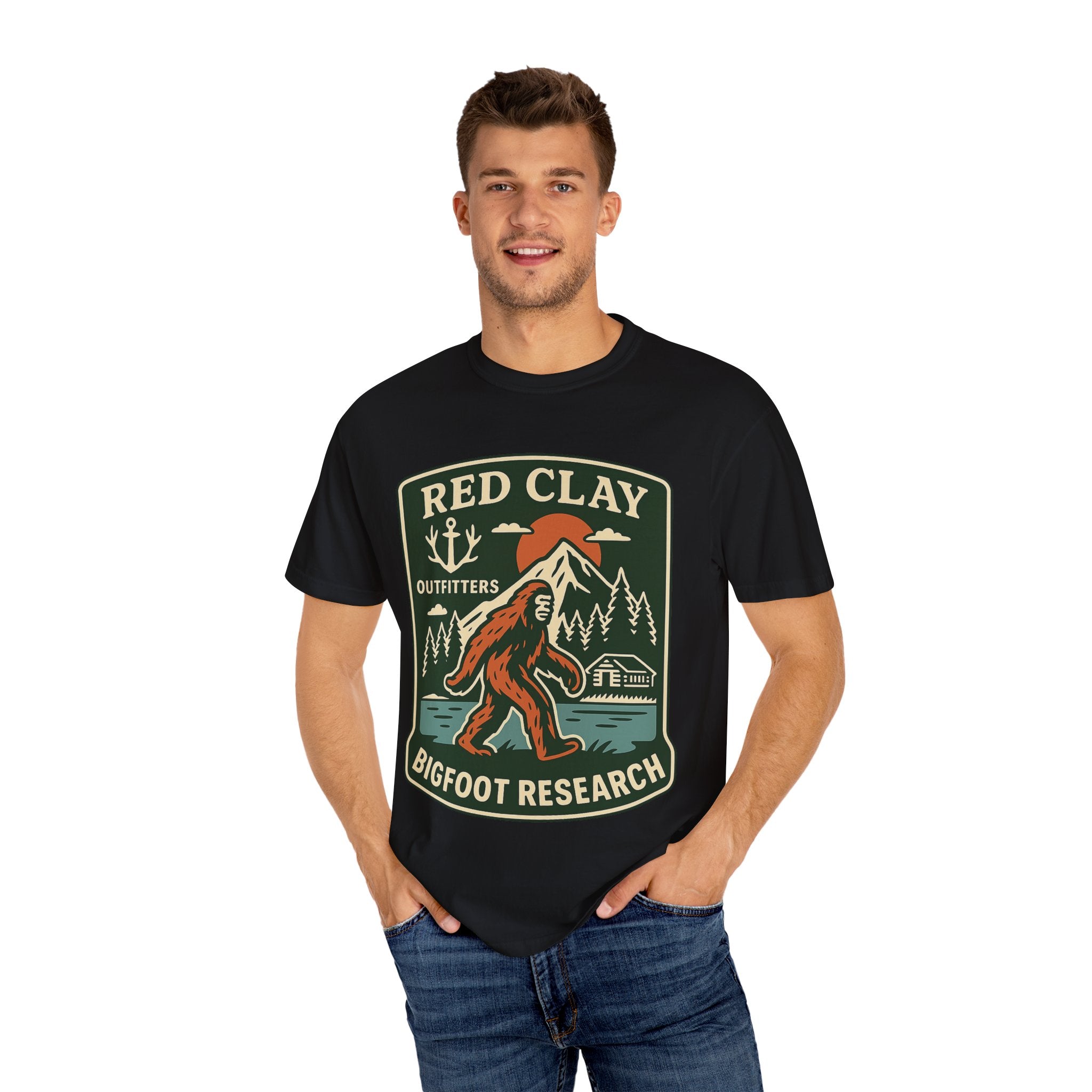 Bigfoot Hunting Unisex T-Shirt - Red Clay Outfitters