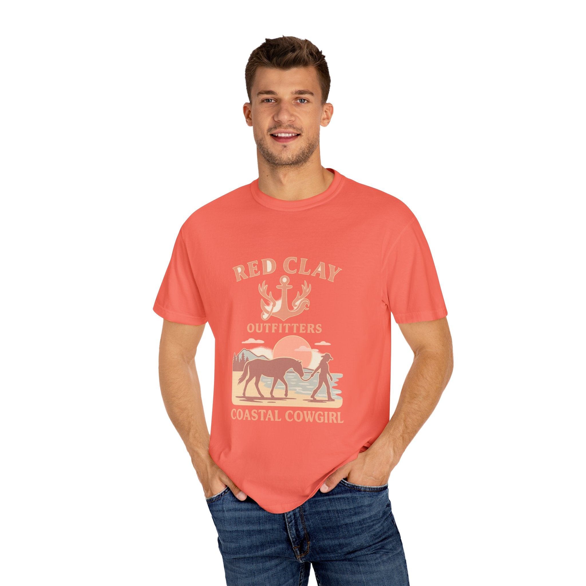 Coastal Cowgirl T-Shirt, Unisex Tee, Beach Vibes, Outdoor Adventure, Great Gift for Cowgirls, Casual Wear