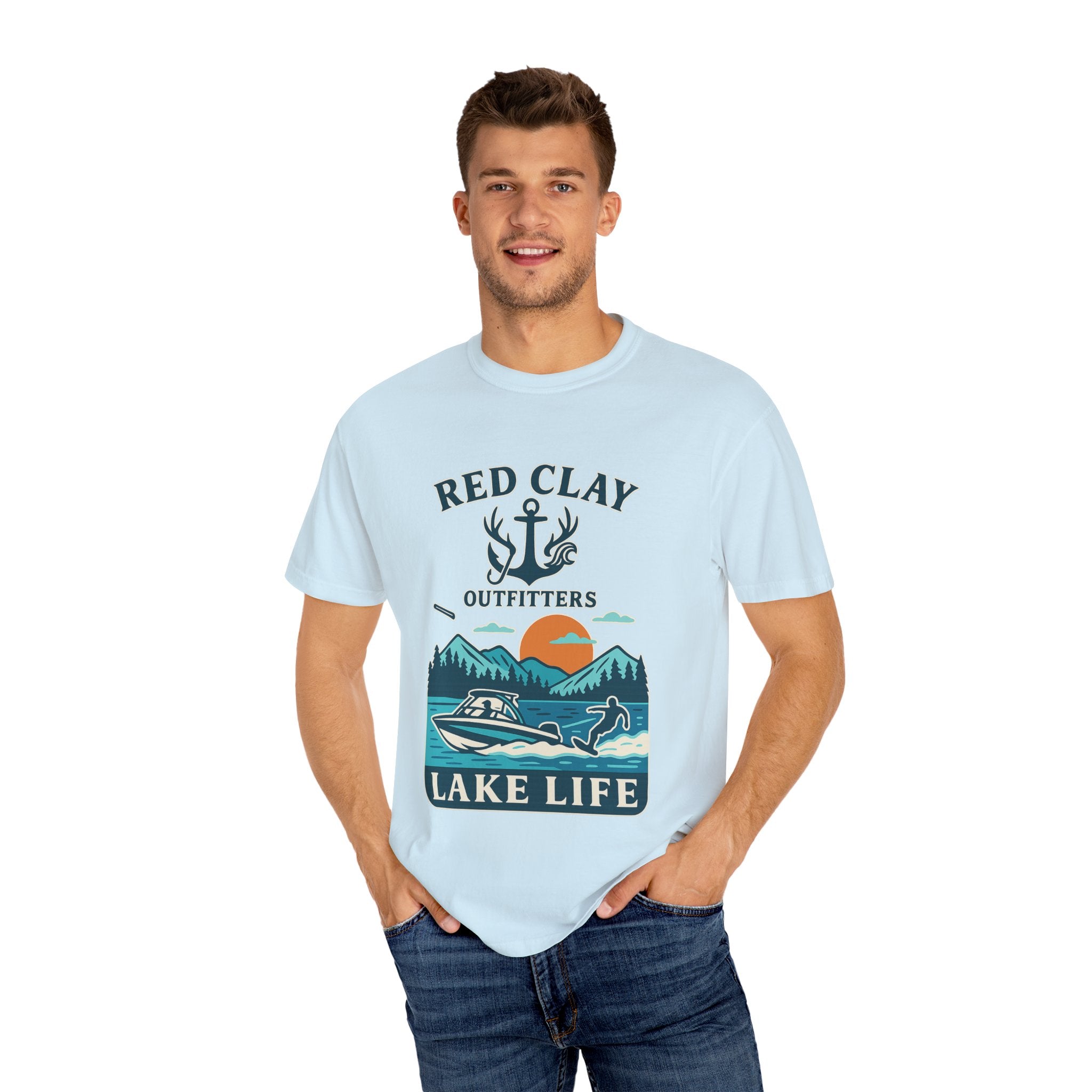 Adventure Awaits Lake Life T-Shirt, Outdoor Enthusiast Gift, Summer Vibes Tee, Boating Apparel, Nature Lover Shirt