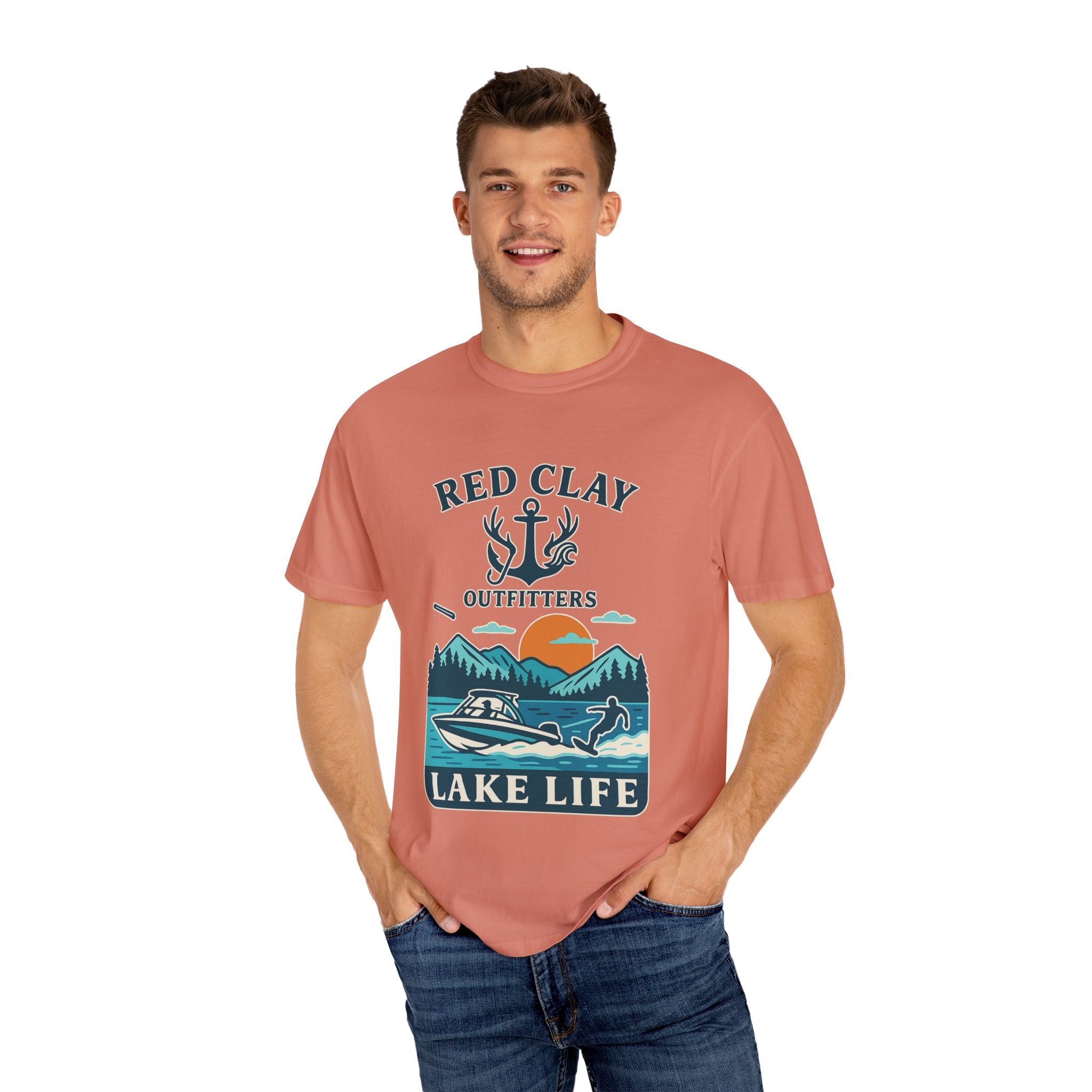 Adventure Awaits Lake Life T-Shirt, Outdoor Enthusiast Gift, Summer Vibes Tee, Boating Apparel, Nature Lover Shirt