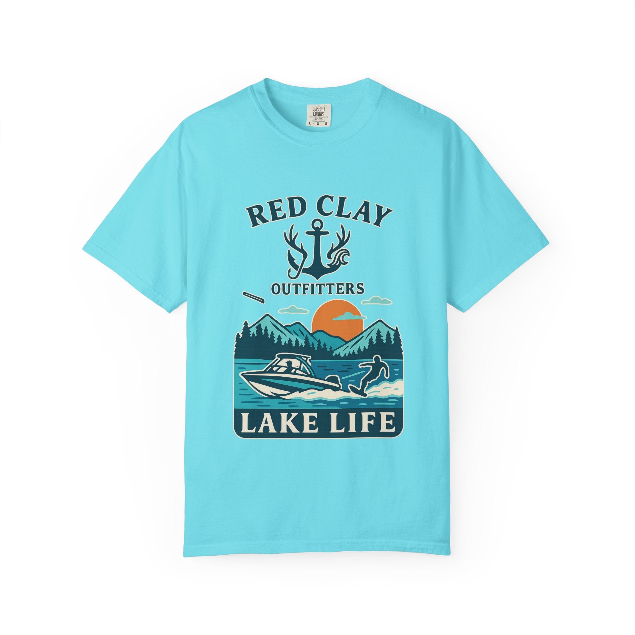 Adventure Awaits Lake Life T-Shirt, Outdoor Enthusiast Gift, Summer Vibes Tee, Boating Apparel, Nature Lover Shirt