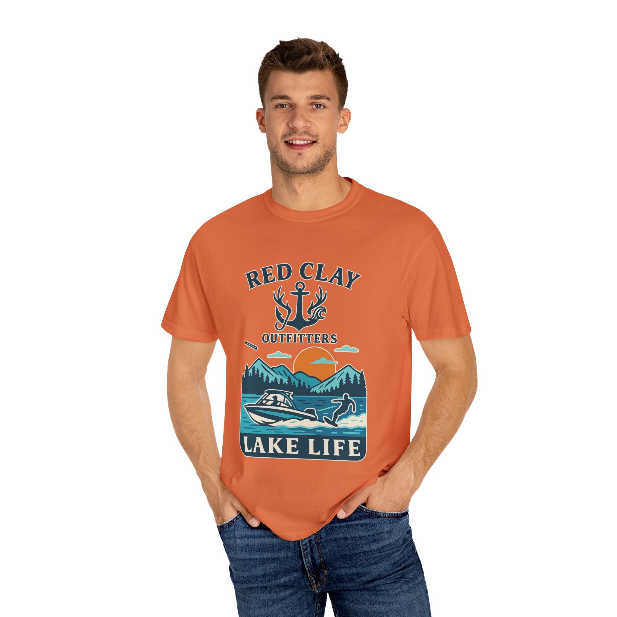 Adventure Awaits Lake Life T-Shirt, Outdoor Enthusiast Gift, Summer Vibes Tee, Boating Apparel, Nature Lover Shirt