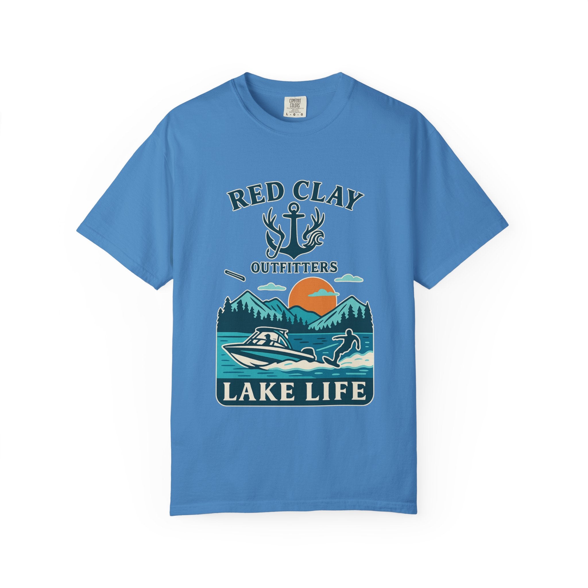 Adventure Awaits Lake Life T-Shirt, Outdoor Enthusiast Gift, Summer Vibes Tee, Boating Apparel, Nature Lover Shirt