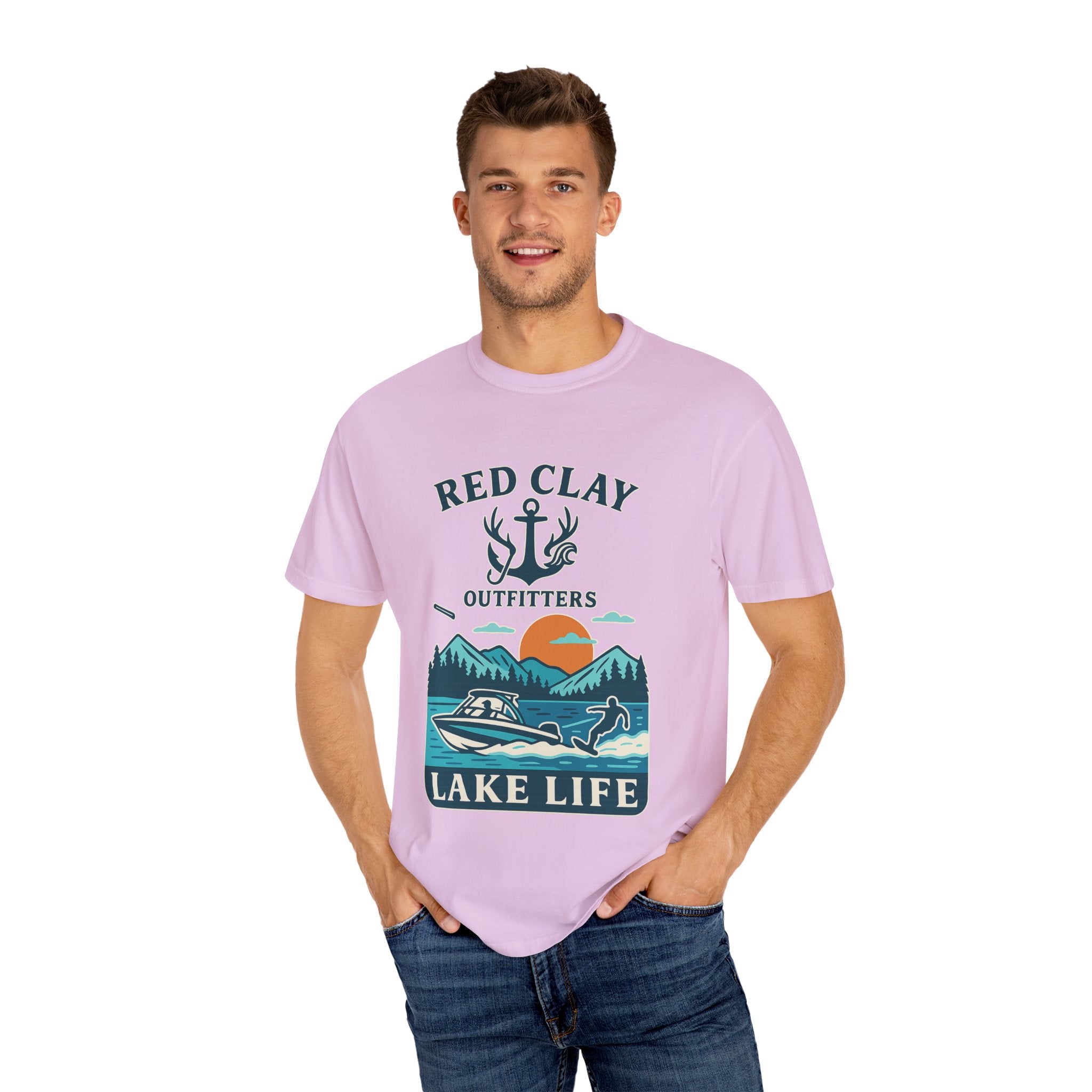 Adventure Awaits Lake Life T-Shirt, Outdoor Enthusiast Gift, Summer Vibes Tee, Boating Apparel, Nature Lover Shirt