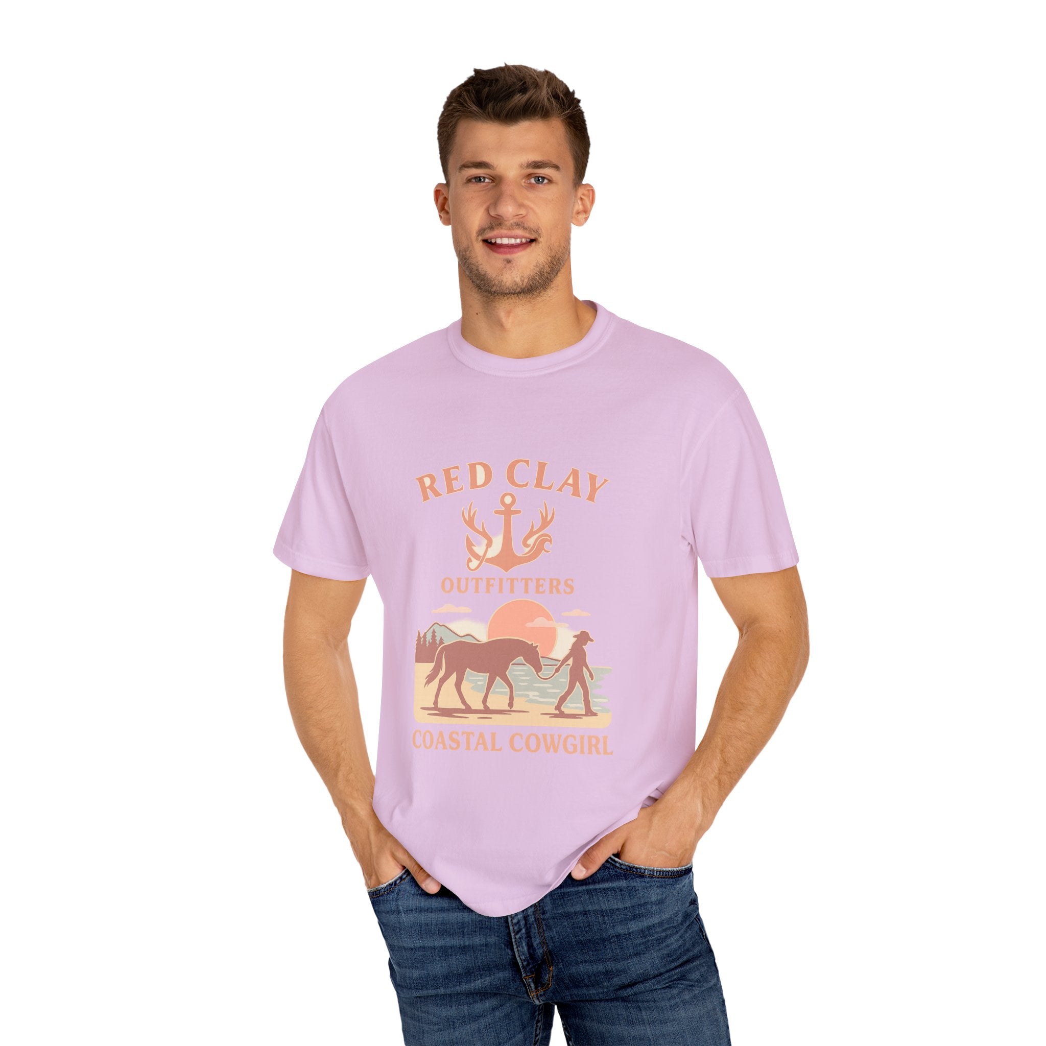 Coastal Cowgirl T-Shirt, Unisex Tee, Beach Vibes, Outdoor Adventure, Great Gift for Cowgirls, Casual Wear