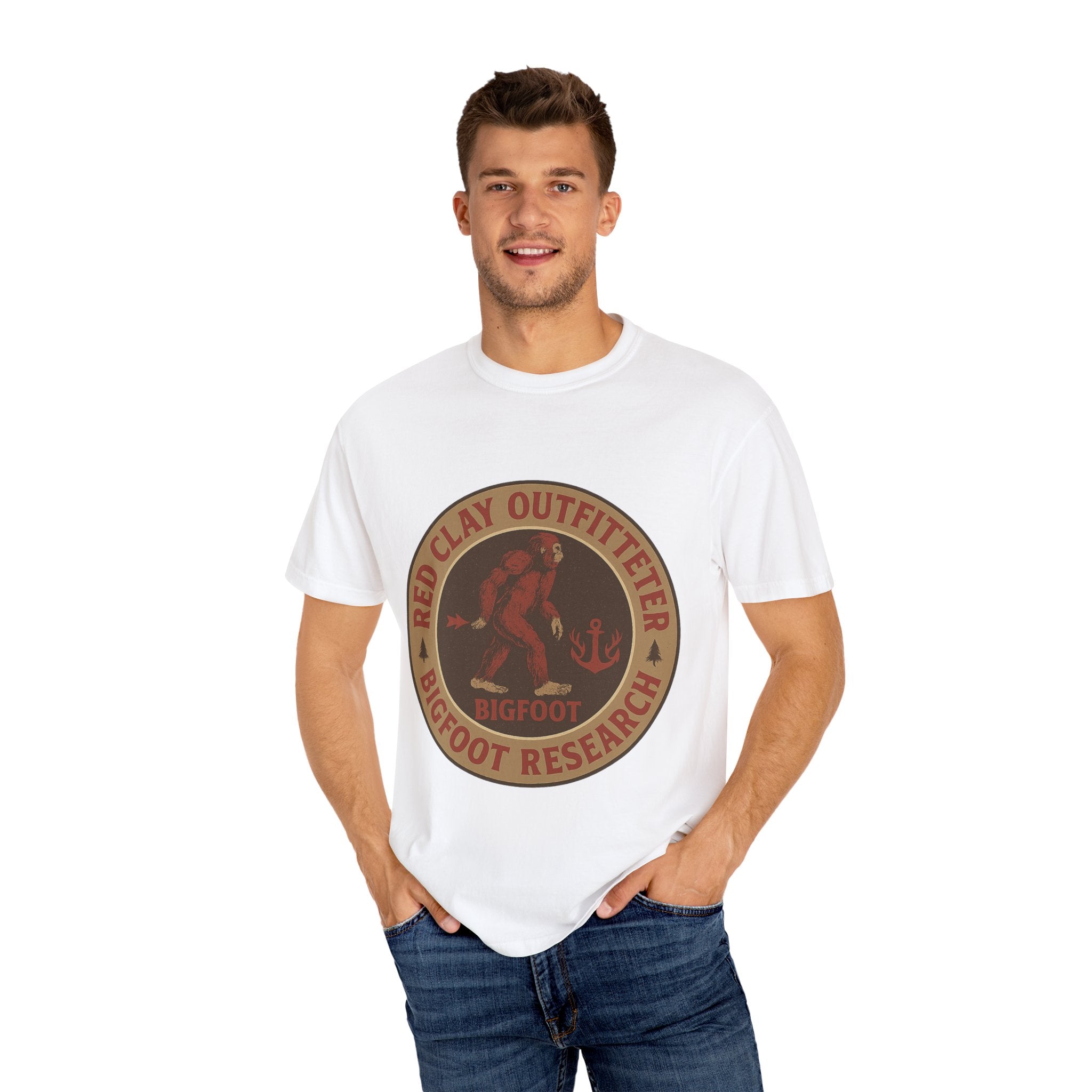 Bigfoot Research T-Shirt, Unisex Vintage Graphic Tee, Outdoorsy Gift, Nature Lover Apparel, Adventure Shirt, Camping Outfit