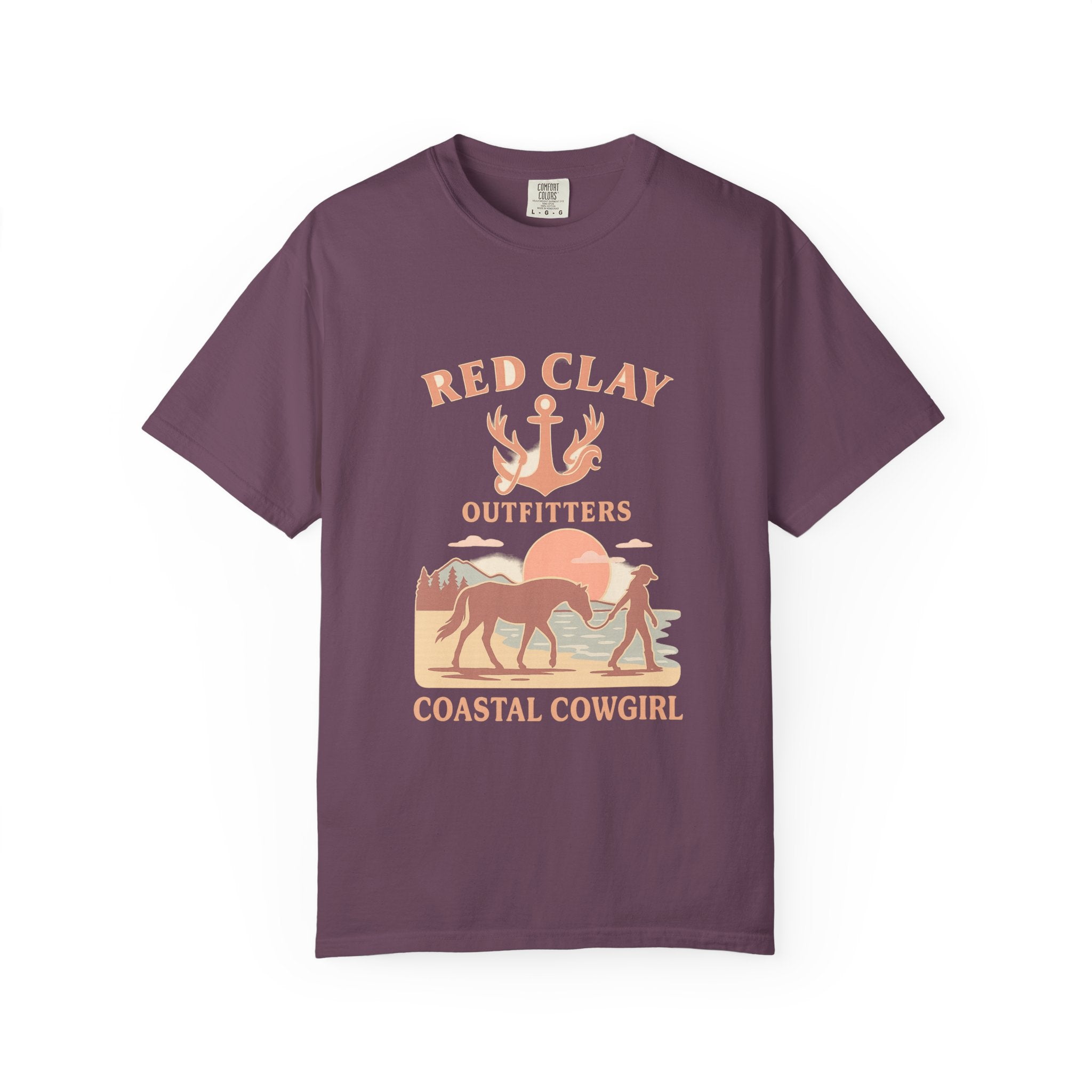 Coastal Cowgirl T-Shirt, Unisex Tee, Beach Vibes, Outdoor Adventure, Great Gift for Cowgirls, Casual Wear