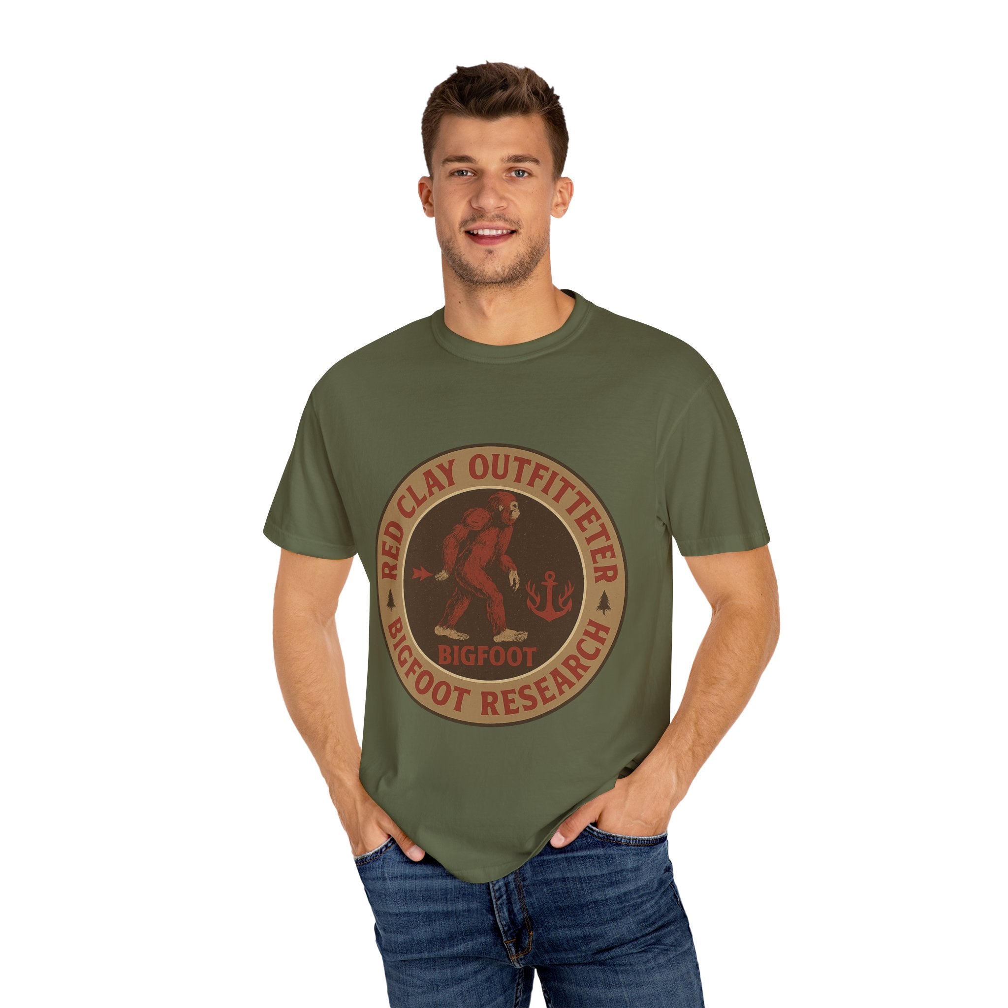 Bigfoot Research T-Shirt, Unisex Vintage Graphic Tee, Outdoorsy Gift, Nature Lover Apparel, Adventure Shirt, Camping Outfit