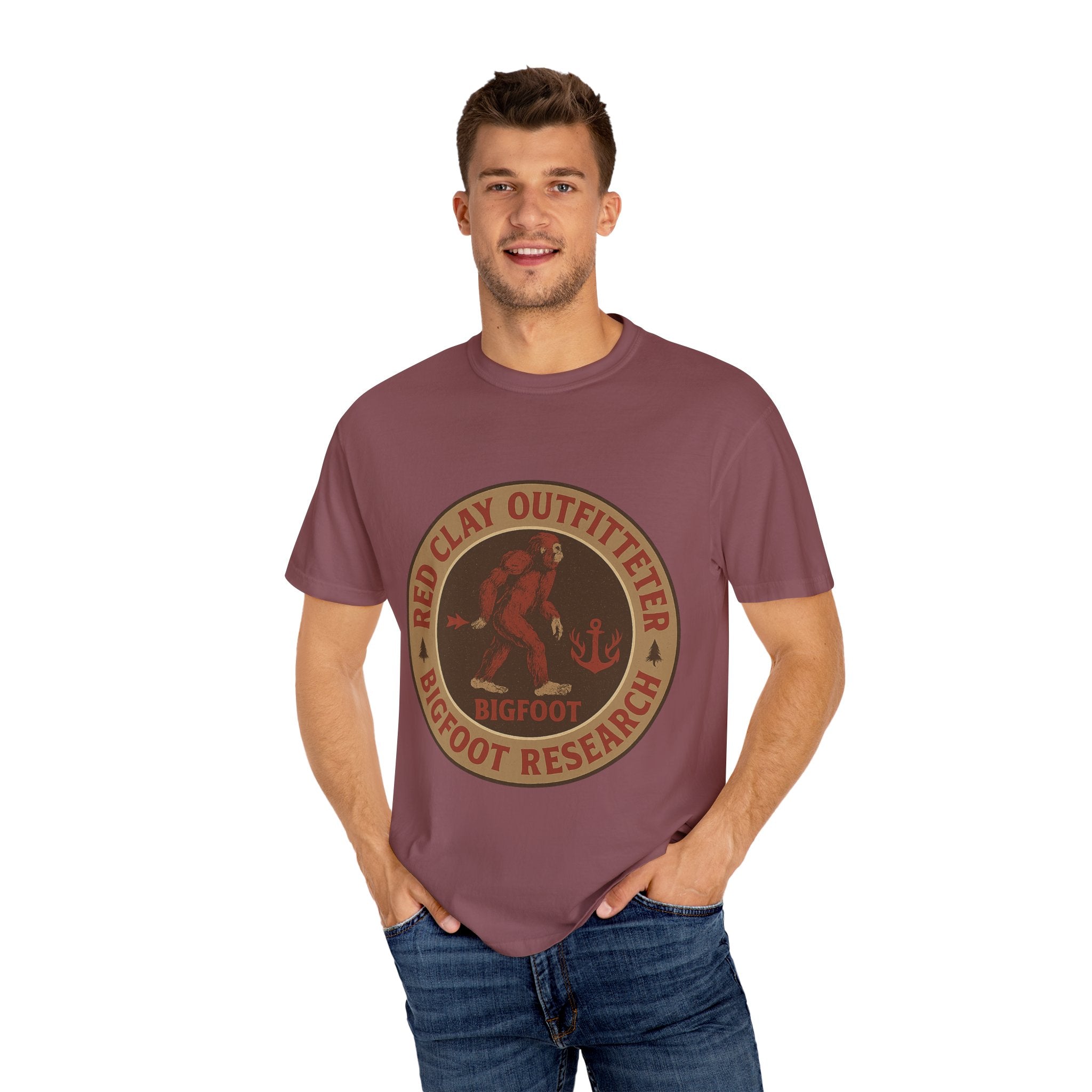 Bigfoot Research T-Shirt, Unisex Vintage Graphic Tee, Outdoorsy Gift, Nature Lover Apparel, Adventure Shirt, Camping Outfit