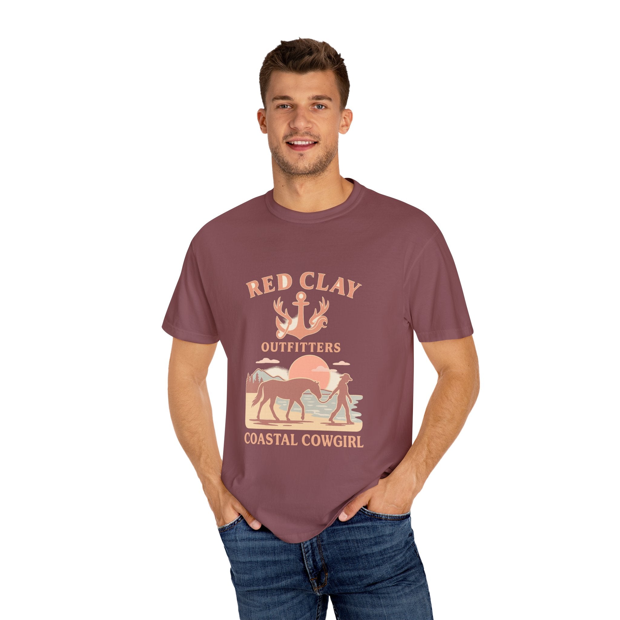 Coastal Cowgirl T-Shirt, Unisex Tee, Beach Vibes, Outdoor Adventure, Great Gift for Cowgirls, Casual Wear