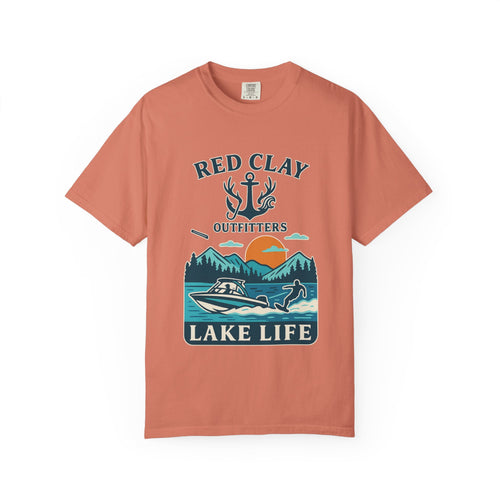 Adventure Awaits Lake Life T-Shirt, Outdoor Enthusiast Gift, Summer Vibes Tee, Boating Apparel, Nature Lover Shirt