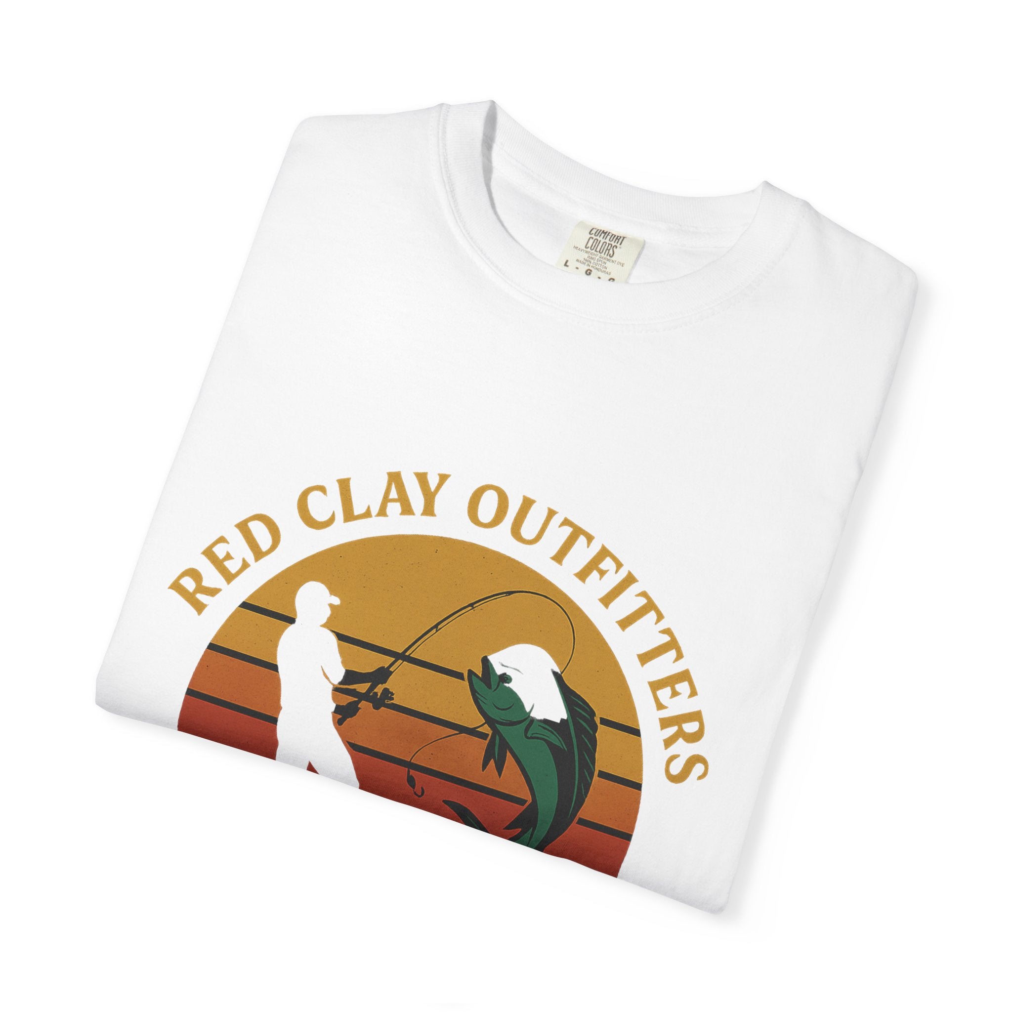 Garment-Dyed Fishing T-Shirt - Vintage Style, Perfect for Outdoor Enthusiasts, Gift for Fishermen, Summer Adventures, Casual Wear