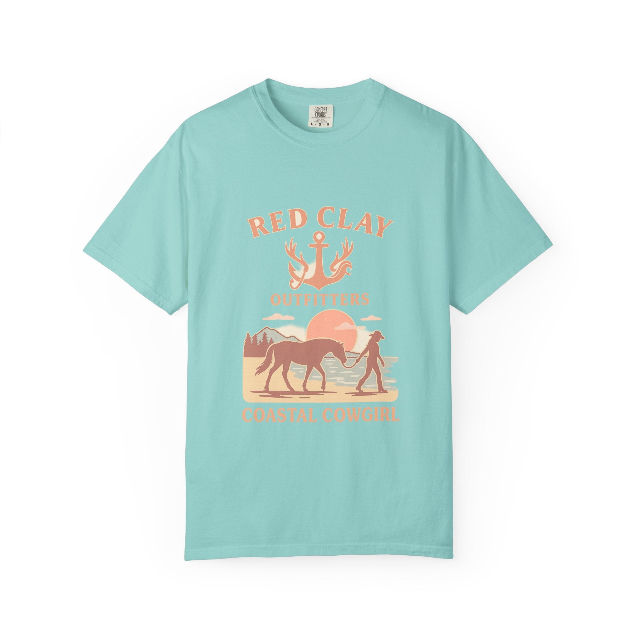Coastal Cowgirl T-Shirt, Unisex Tee, Beach Vibes, Outdoor Adventure, Great Gift for Cowgirls, Casual Wear