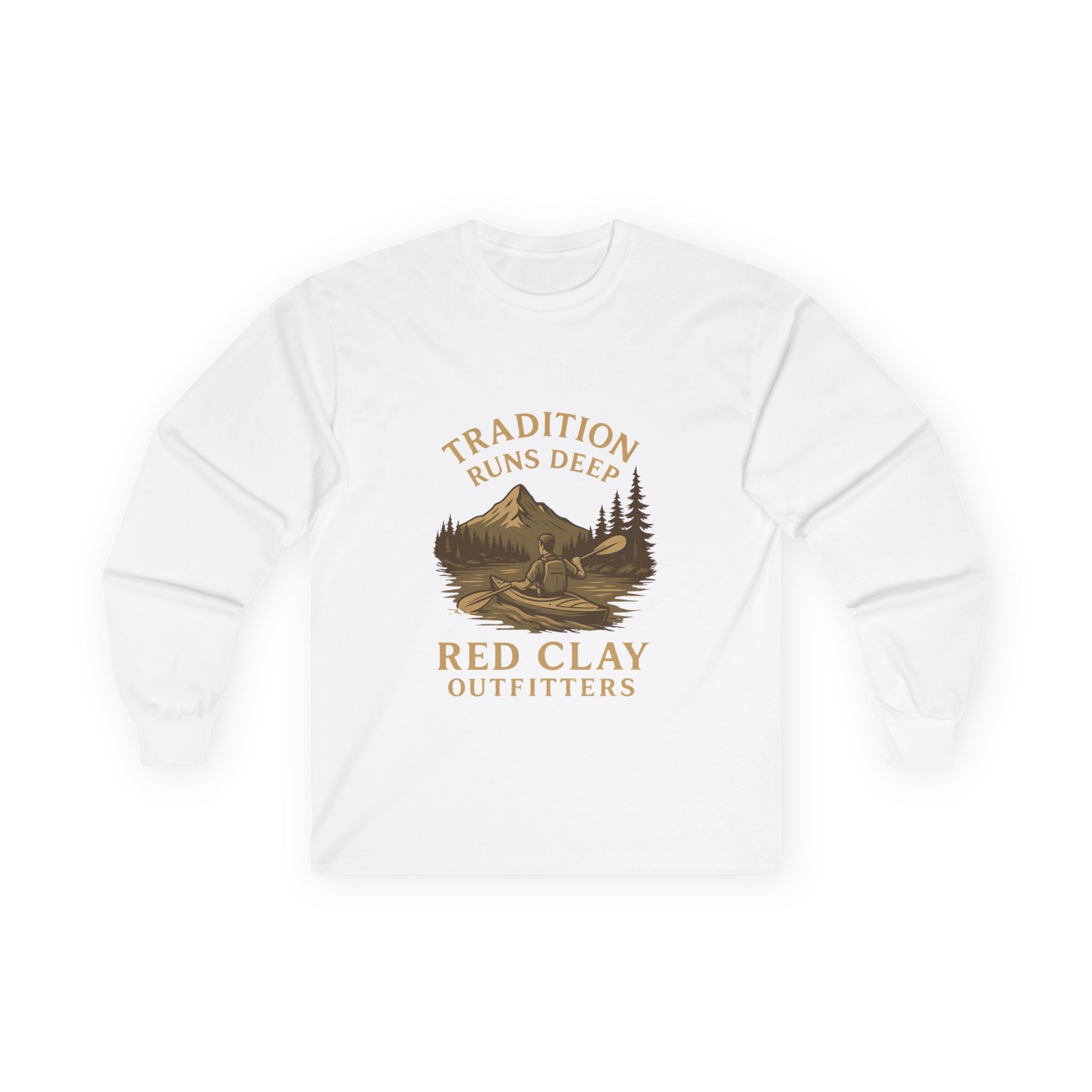 Outdoor Adventure Long Sleeve Tee - Perfect for Camping, Hiking, Nature Lovers, Gifts for Him/Her, Traditional Outfitters Style
