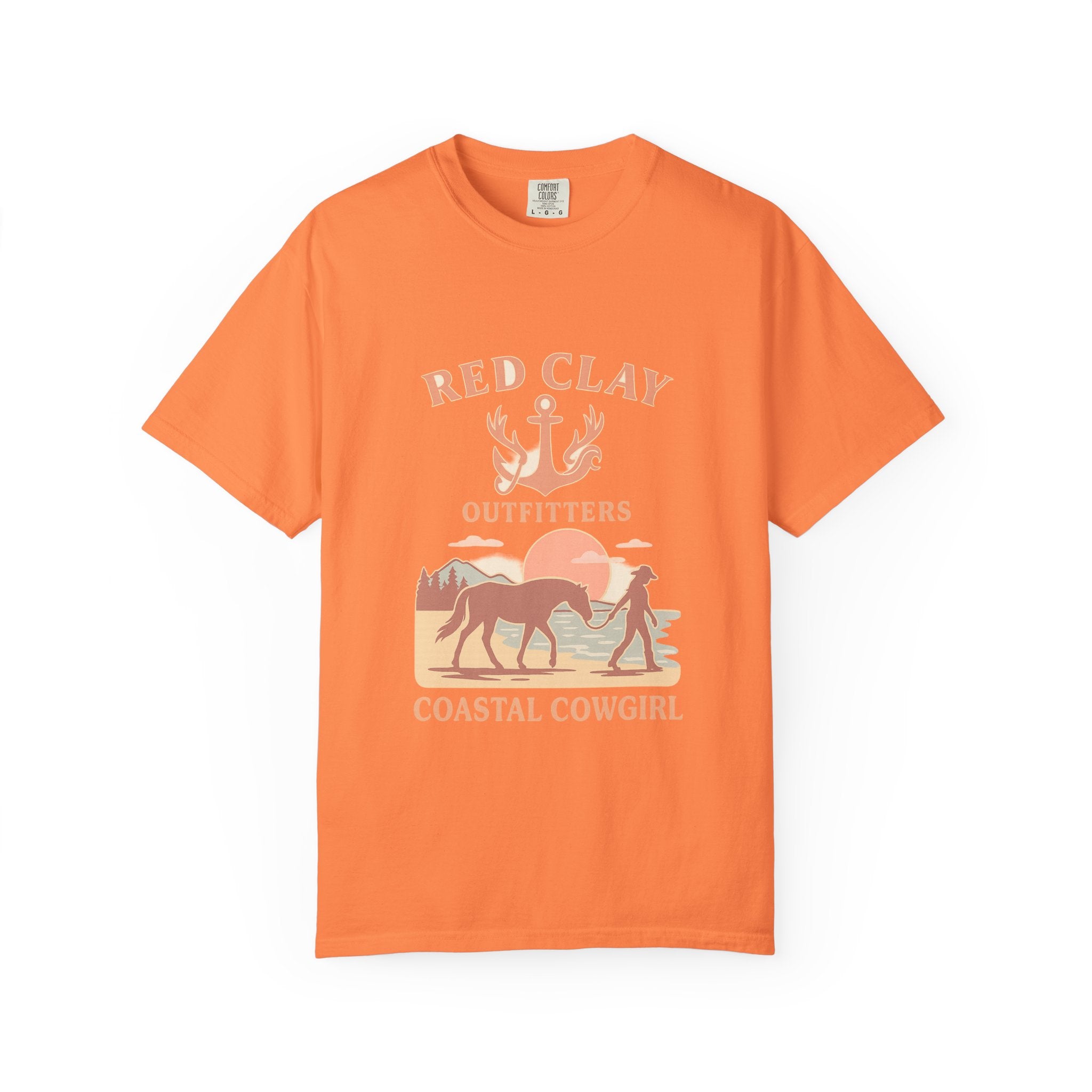 Coastal Cowgirl T-Shirt, Unisex Tee, Beach Vibes, Outdoor Adventure, Great Gift for Cowgirls, Casual Wear
