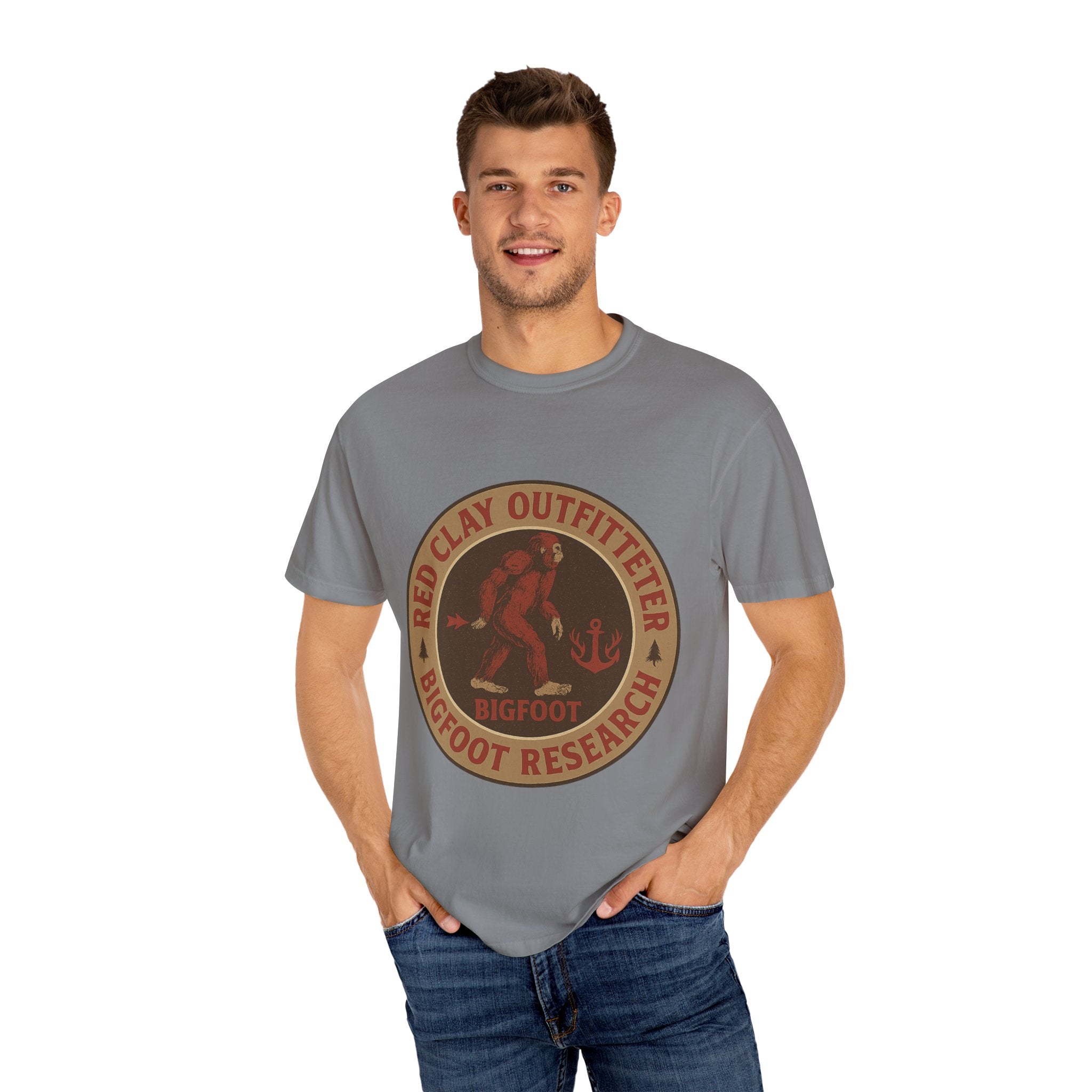 Bigfoot Research T-Shirt, Unisex Vintage Graphic Tee, Outdoorsy Gift, Nature Lover Apparel, Adventure Shirt, Camping Outfit