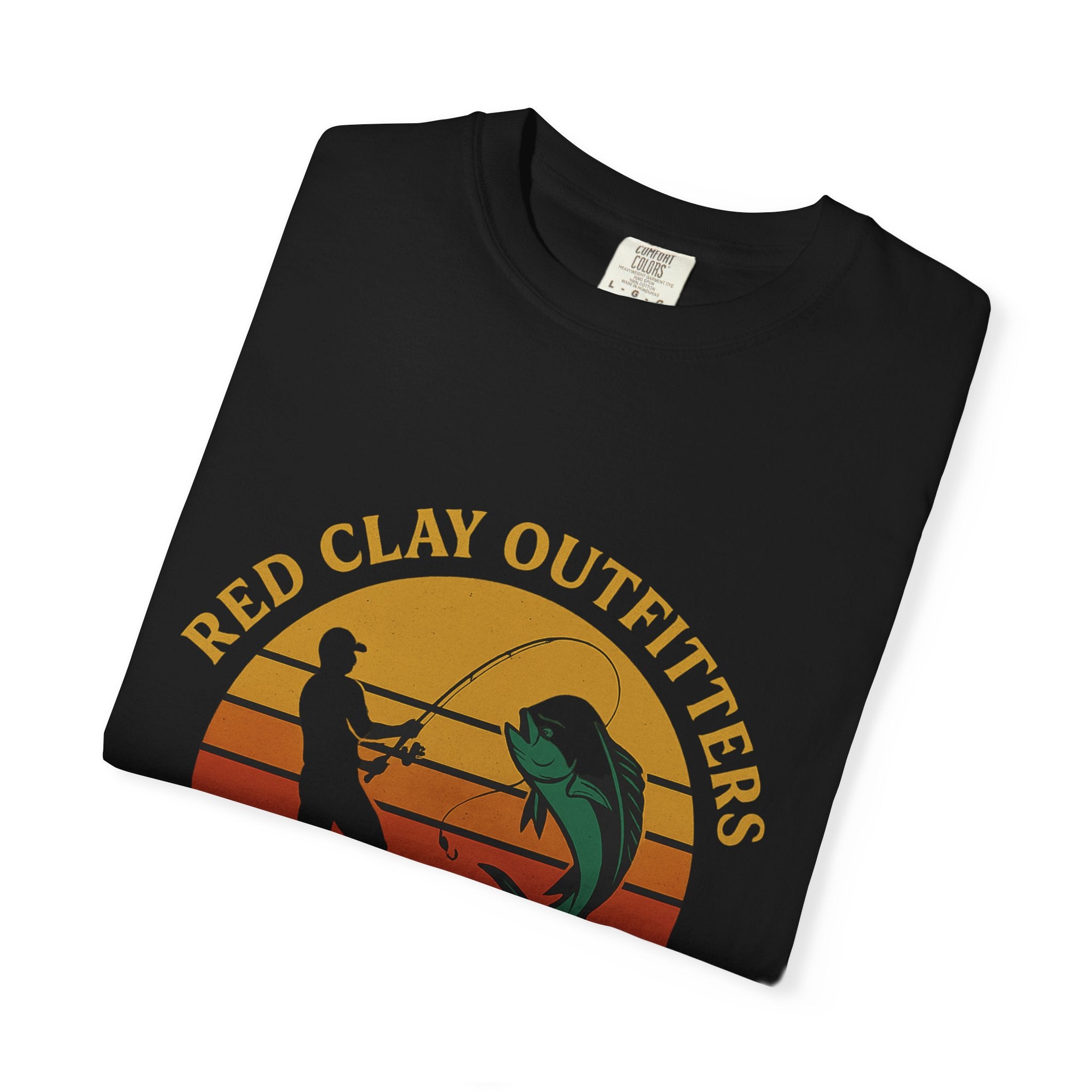 Garment-Dyed Fishing T-Shirt - Vintage Style, Perfect for Outdoor Enthusiasts, Gift for Fishermen, Summer Adventures, Casual Wear