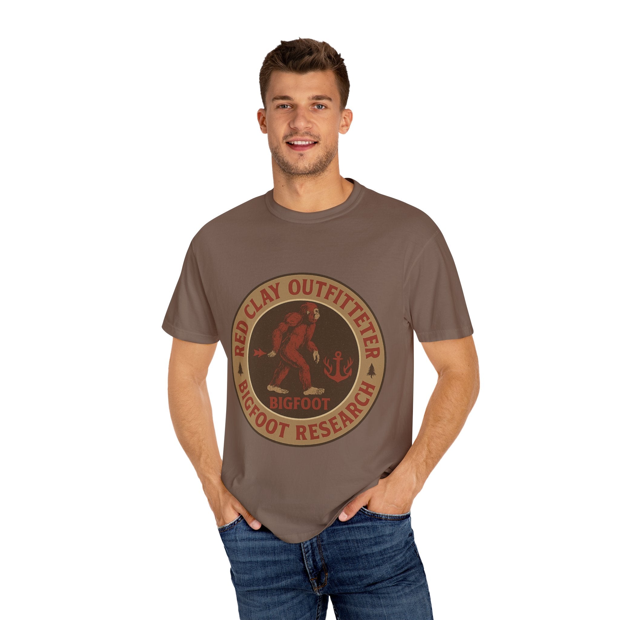Bigfoot Research T-Shirt, Unisex Vintage Graphic Tee, Outdoorsy Gift, Nature Lover Apparel, Adventure Shirt, Camping Outfit