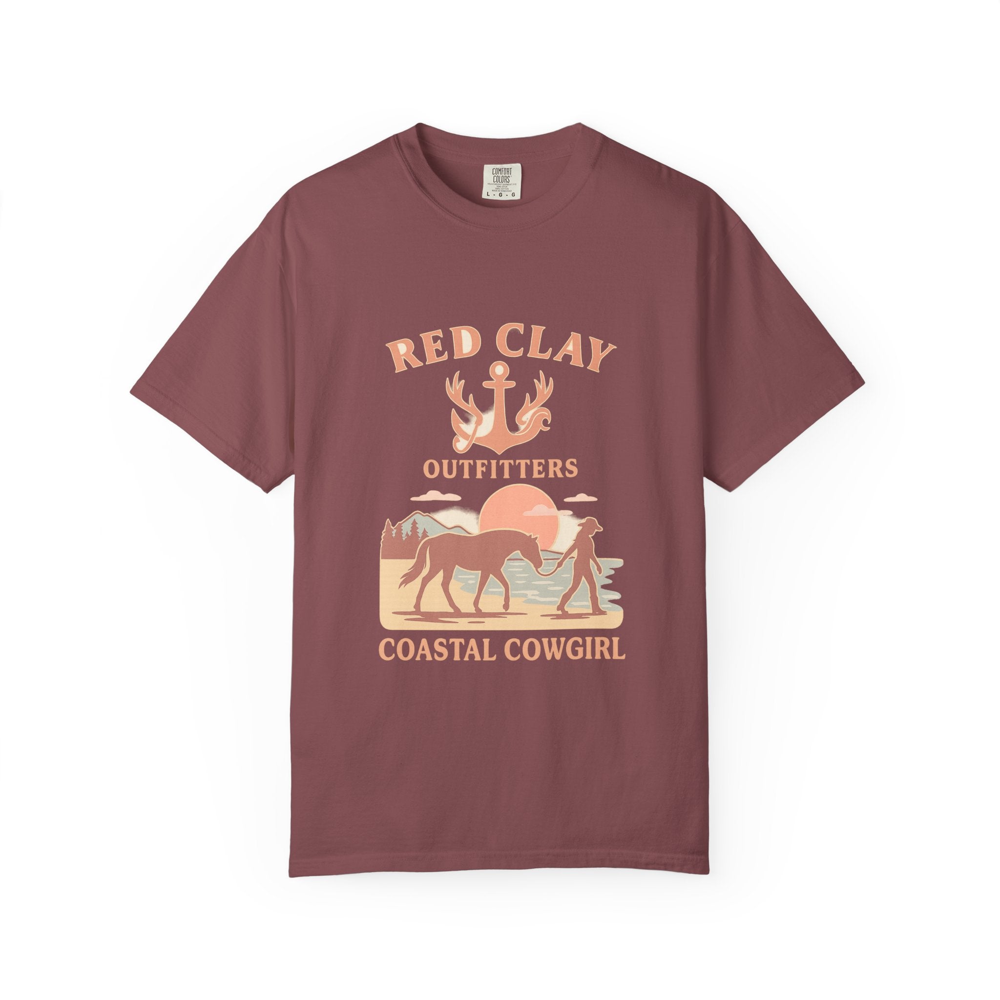 Coastal Cowgirl T-Shirt, Unisex Tee, Beach Vibes, Outdoor Adventure, Great Gift for Cowgirls, Casual Wear