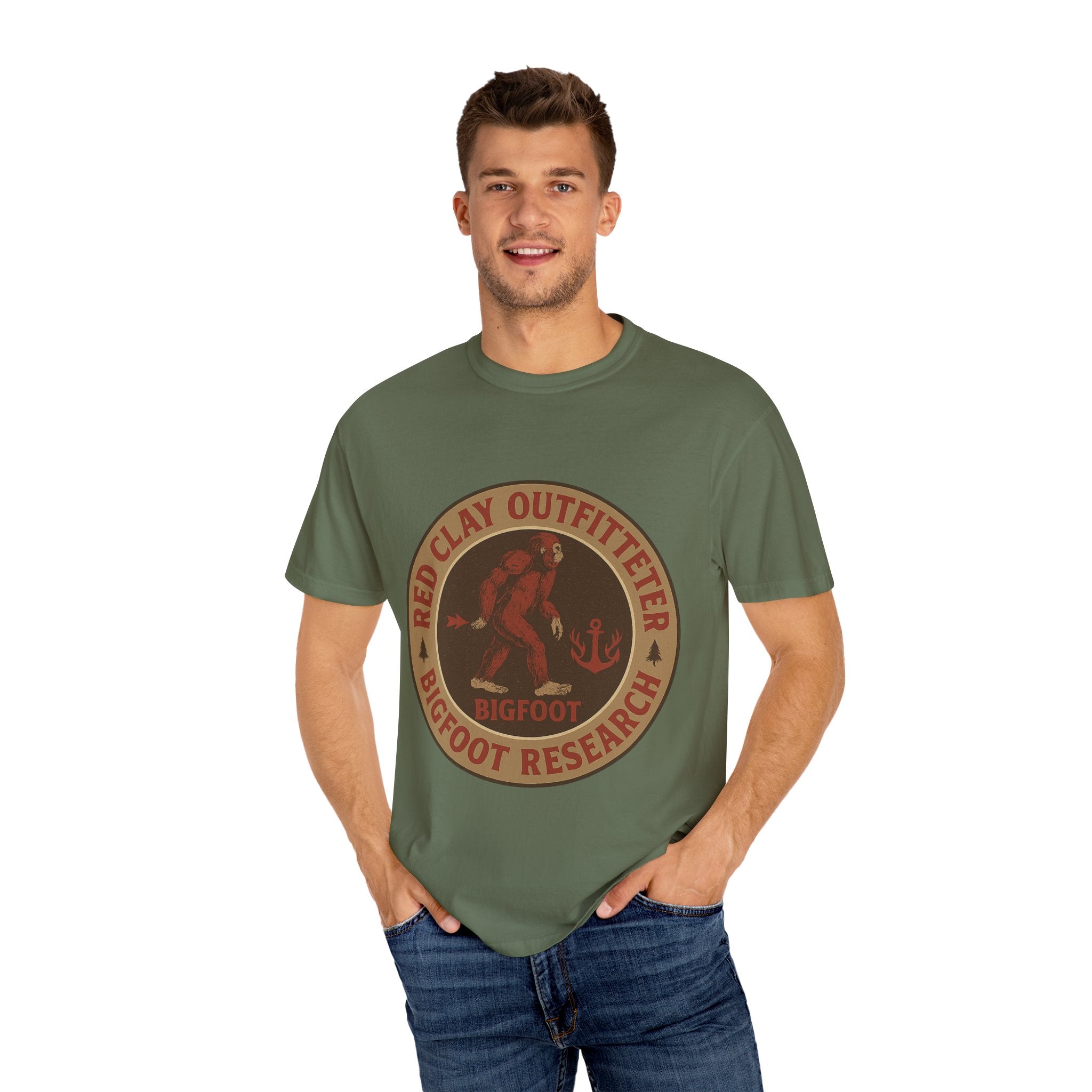 Bigfoot Research T-Shirt, Unisex Vintage Graphic Tee, Outdoorsy Gift, Nature Lover Apparel, Adventure Shirt, Camping Outfit