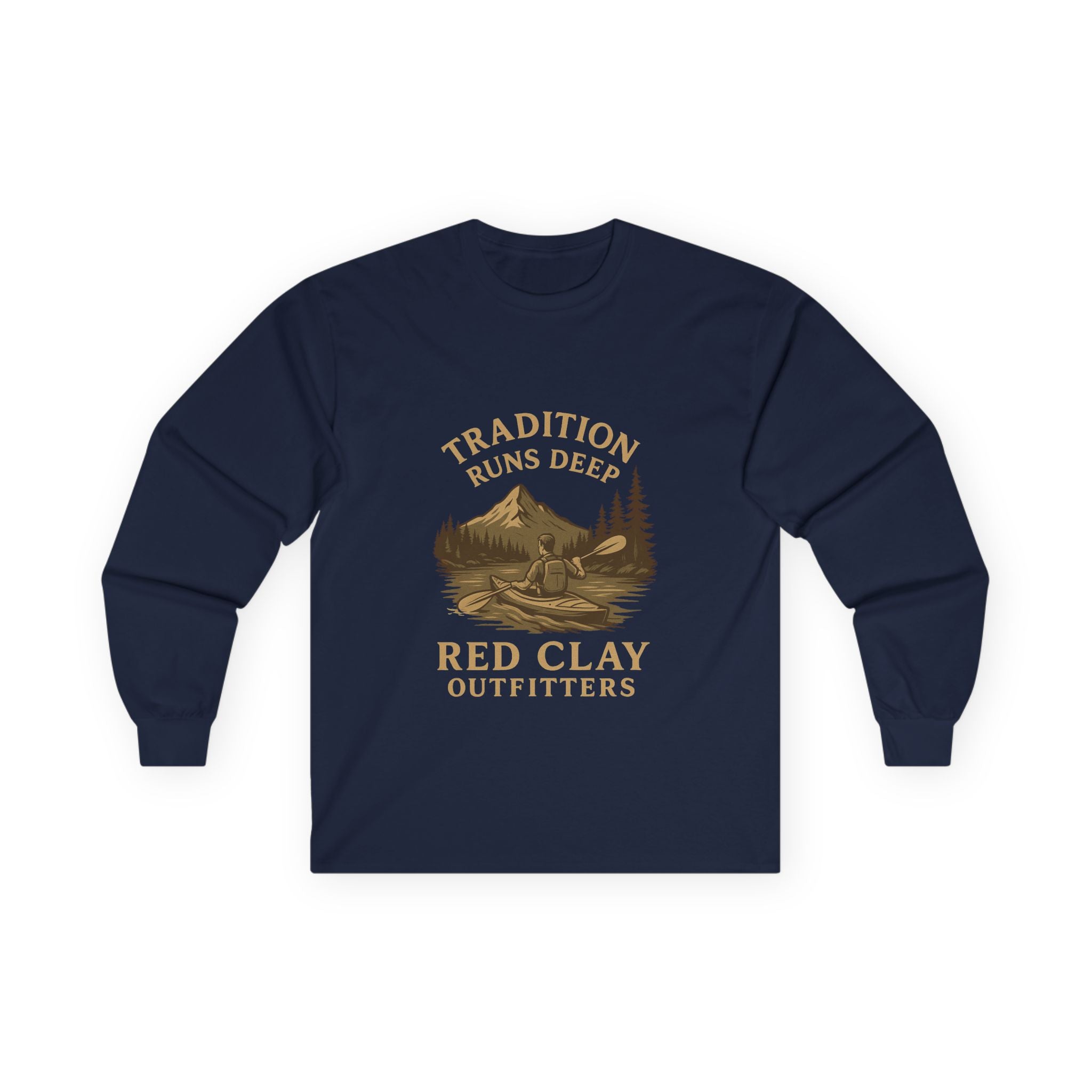 Outdoor Adventure Long Sleeve Tee - Perfect for Camping, Hiking, Nature Lovers, Gifts for Him/Her, Traditional Outfitters Style