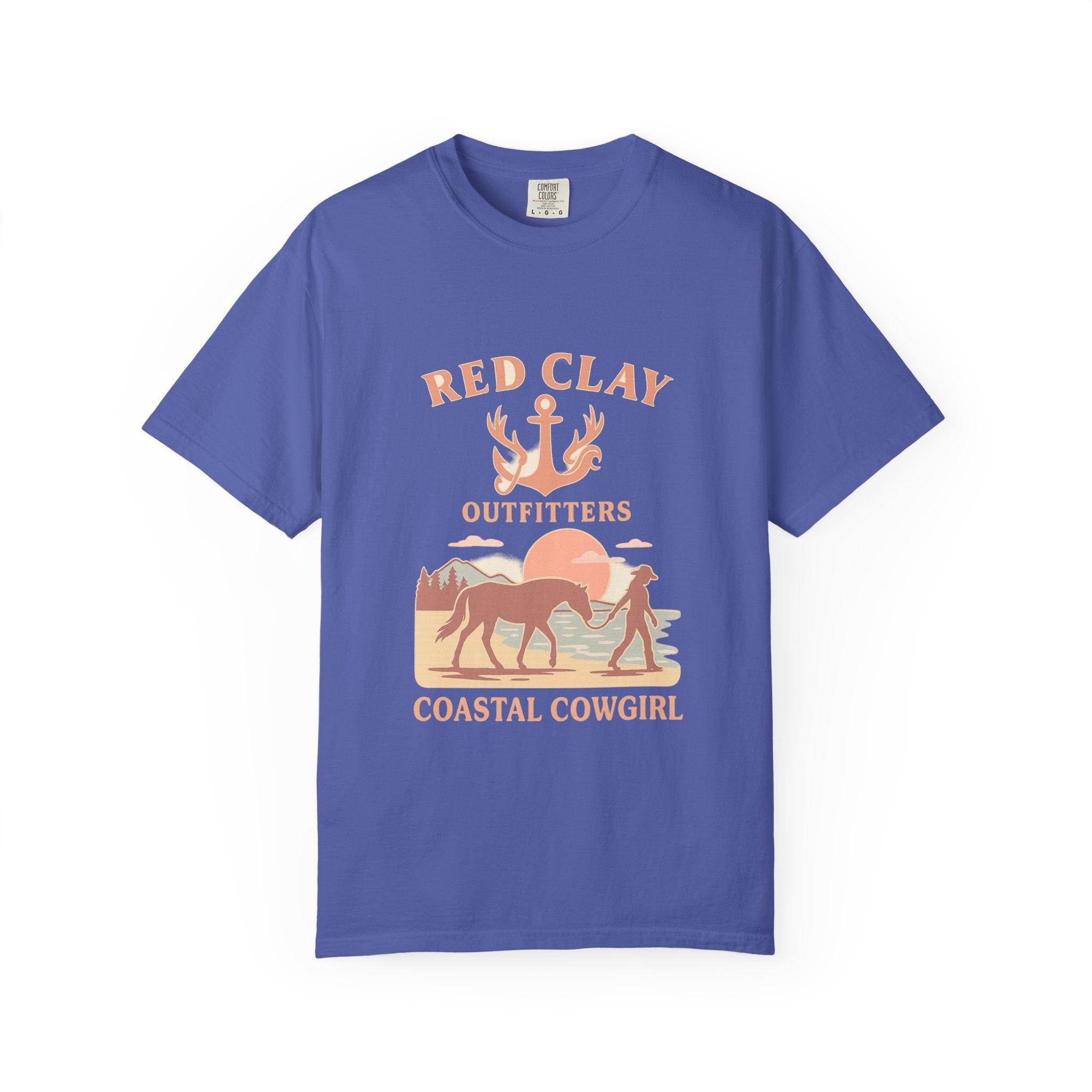 Coastal Cowgirl T-Shirt, Unisex Tee, Beach Vibes, Outdoor Adventure, Great Gift for Cowgirls, Casual Wear