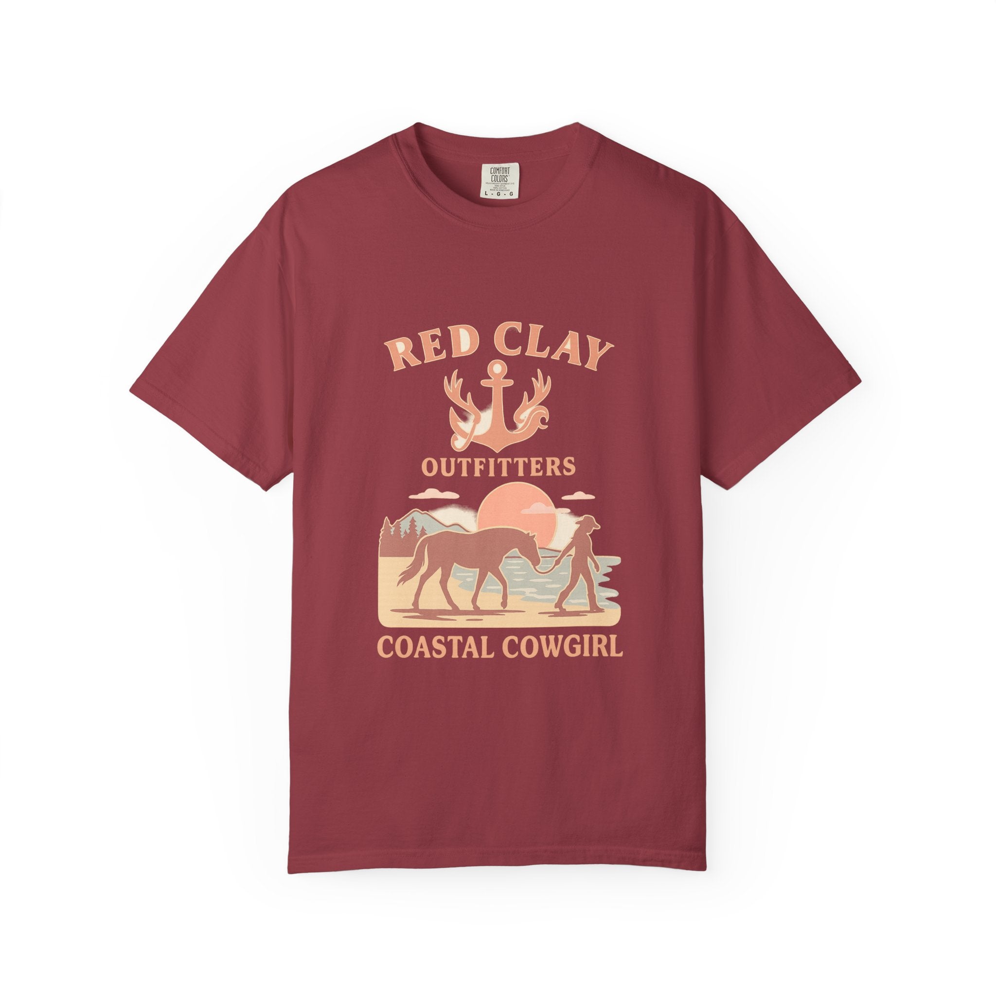 Coastal Cowgirl T-Shirt, Unisex Tee, Beach Vibes, Outdoor Adventure, Great Gift for Cowgirls, Casual Wear