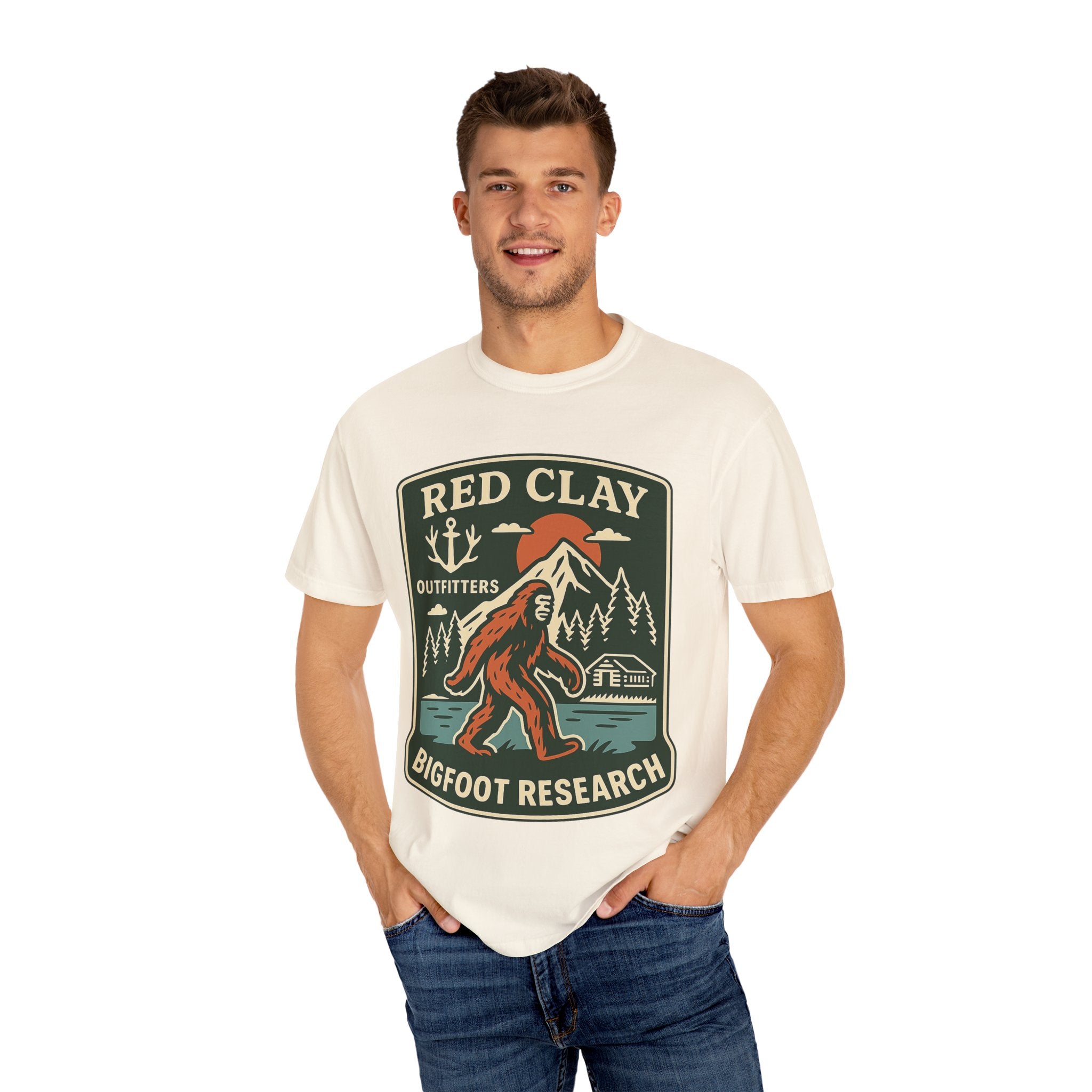 Bigfoot Hunting Unisex T-Shirt - Red Clay Outfitters