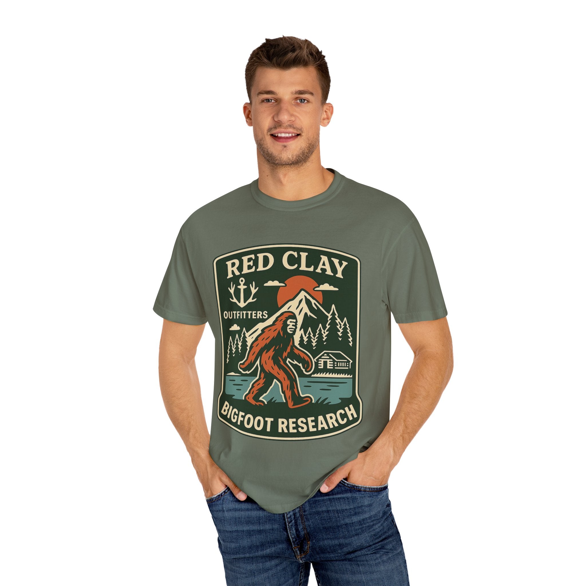 Bigfoot Hunting Unisex T-Shirt - Red Clay Outfitters