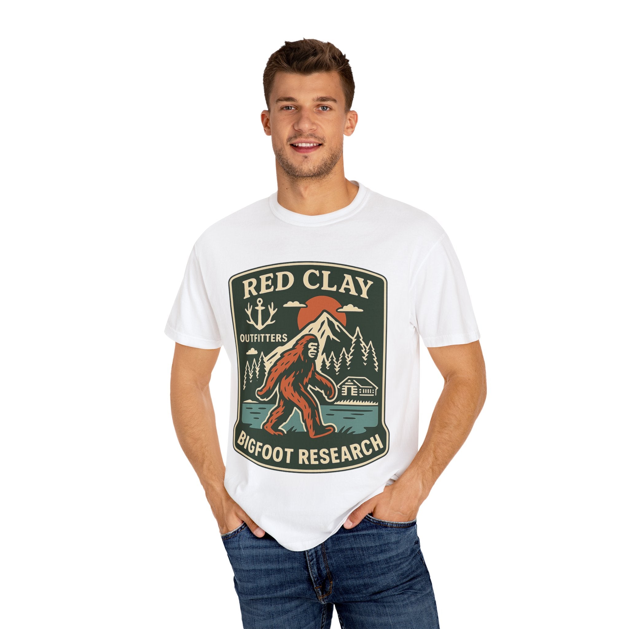 Bigfoot Hunting Unisex T-Shirt - Red Clay Outfitters