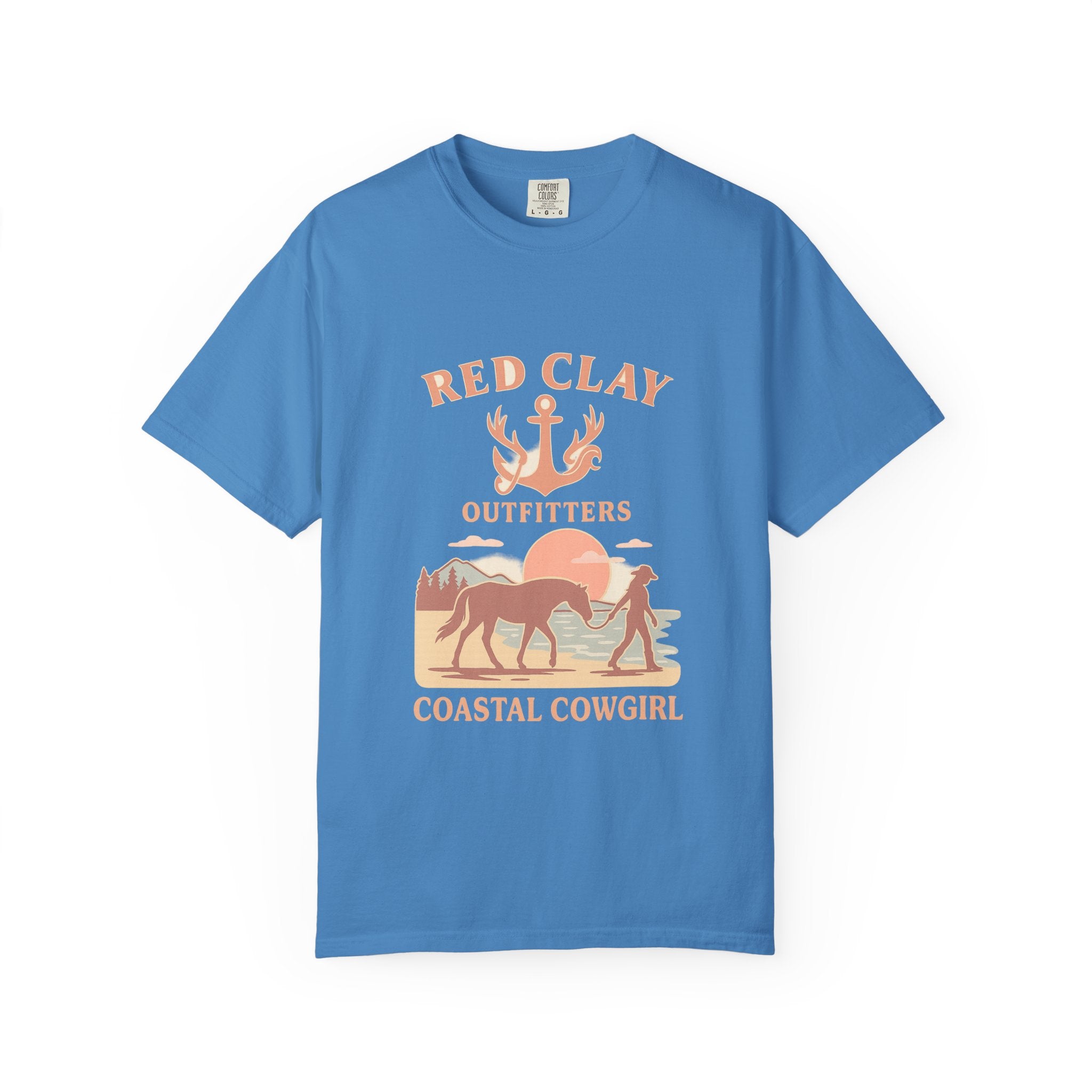 Coastal Cowgirl T-Shirt, Unisex Tee, Beach Vibes, Outdoor Adventure, Great Gift for Cowgirls, Casual Wear